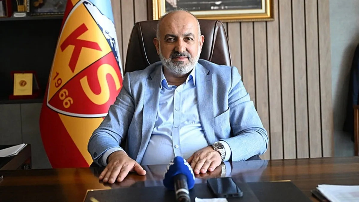 Kayserispor Başkanı Ali Çamlı, Beşiktaş maçından umutlu
