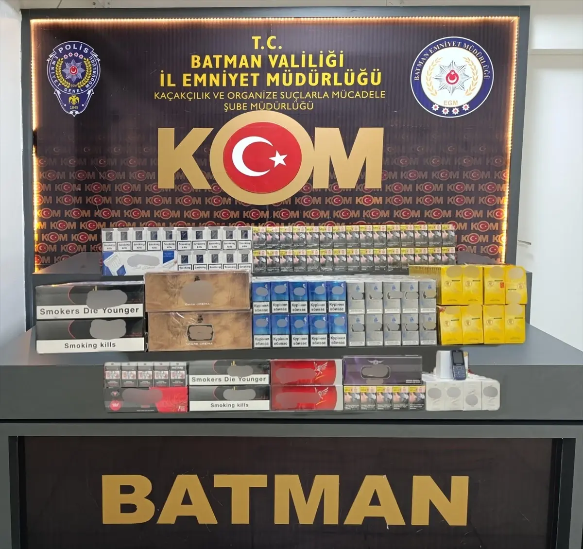 Batman’da Kaçak Sigara Operasyonu