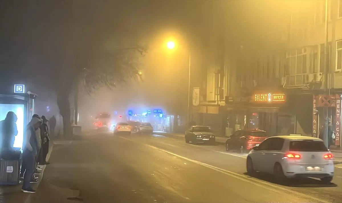 Edirne’de Yoğun Sis Etkili