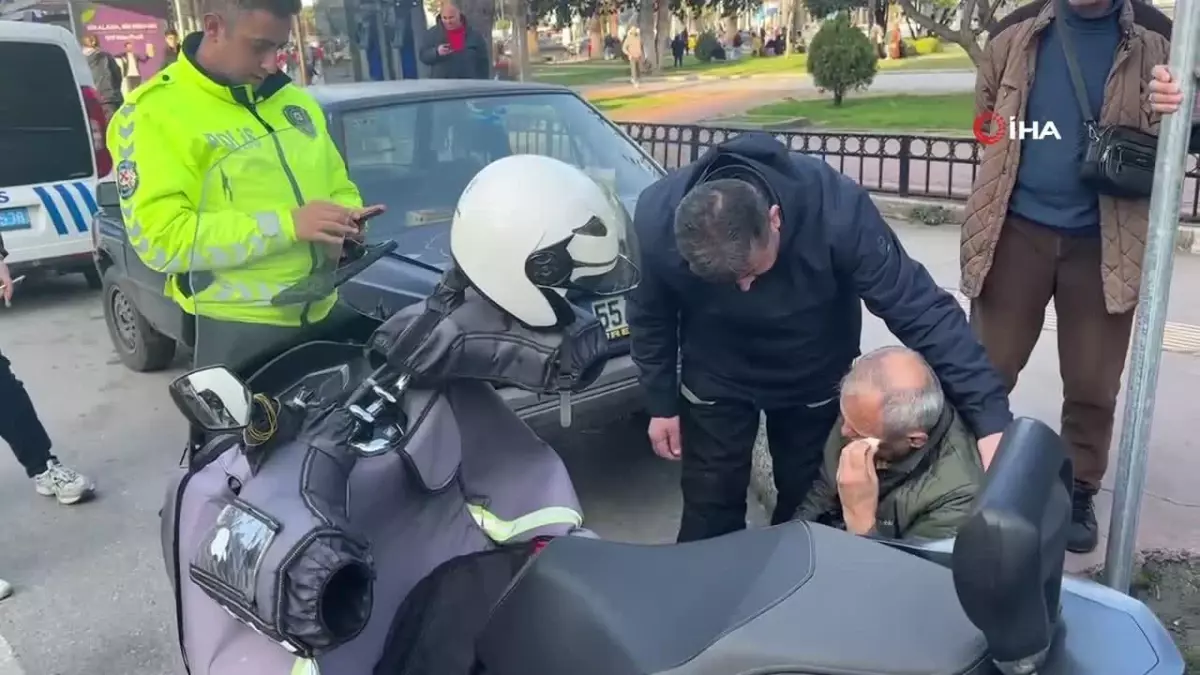 Motosiklet Yaya Çarptı: Bir Yaralı