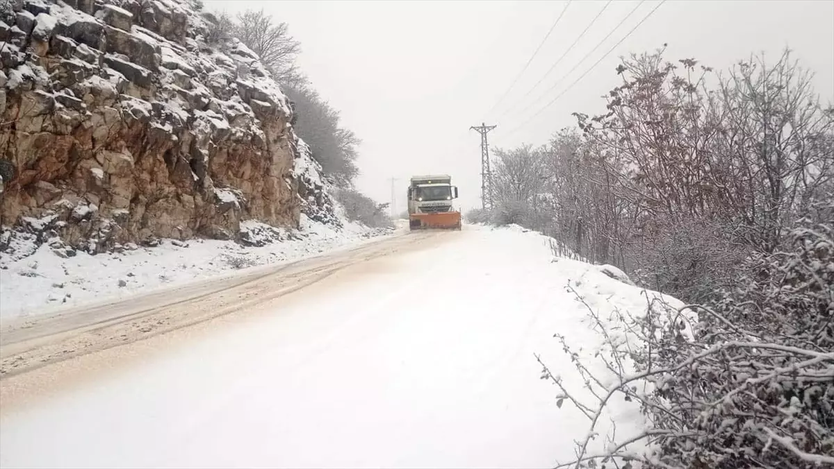Amasya’nın Yüksek Kesimlerinde Kar Yağışı