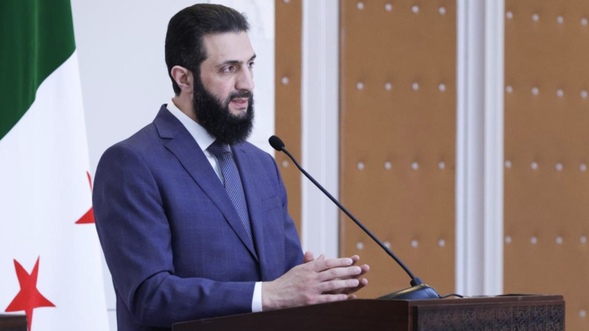 Ahmed Şara: Filistin halkının yerinden edilmesi çağrıları tüm Arap milletine tehdittir
