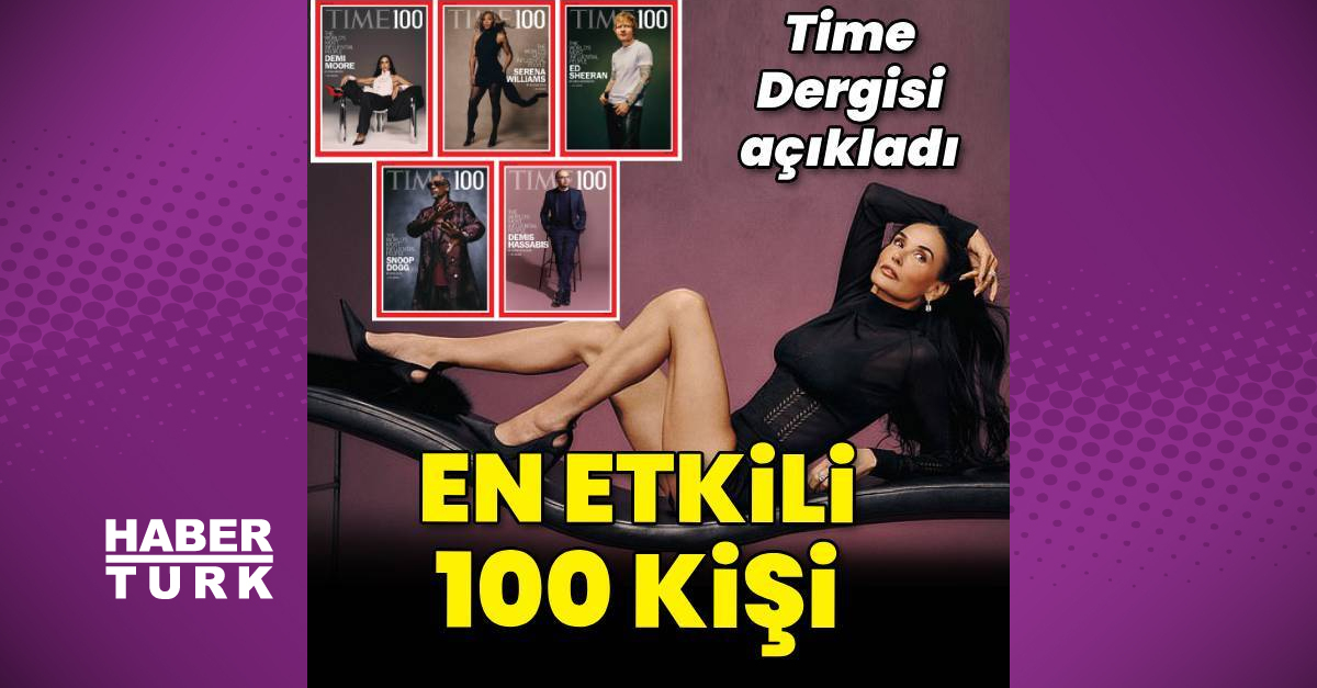 Time Dergisi 2025’in en etkili 100 insanını açıkladı